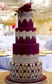 50 Elegant And Beautiful Wedding Cakes You Ll Like Page 25 Of 50 Cute Hostess For Modern W Burgundy Wedding Cake Wedding Cakes Maroon Elegant Wedding Cakes