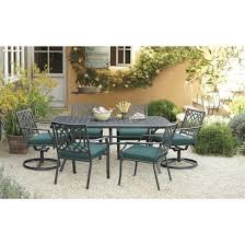 Threshold Harper 7 Piece Metal Rectangular Patio Dining Set Patio Dining Furniture Patio Target Outdoor Furniture
