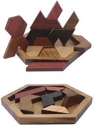 Find your puzzle power, with jaques of london's educational wooden puzzle boards for kids. Wooden Jigsaw Puzzle Geometric The Fabulous Gift Shop