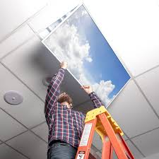 Cloud Drop Ceiling Light Panels Fluorescent Diffusers