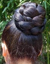Nice Braided Bun Big Bun Hair Braided Bun Bun Hairstyles For Long Hair
