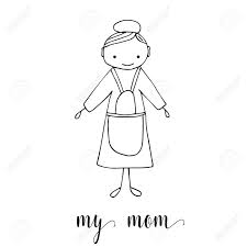 #hilarious #test answers #funny drawing #check your kid's homework. Childrens Drawing A Mother The Template For The Painting Hand Royalty Free Cliparts Vectors And Stock Illustration Image 68974821