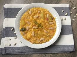 Arroz Con Alubias En El Monsieur Cuisine Plus Receta Robot De Cocina Garbanzos Con Chorizo Comida Balanceada