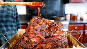 Honey Glazed Baked Ham Recipe Views On The Road Ham Recipe Youtube Baked Ham Ham Recipes Recipes