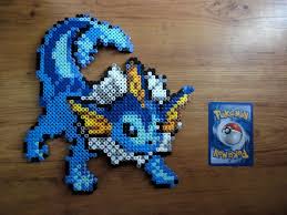 Vaporeon Pokemon Perler Bead Sprite By Pokeperlers On Etsy Pokemon Perler Beads Plantillas Hama Beads Abalorios Hama