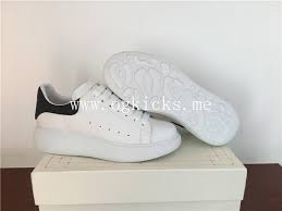 Black Air Force 1s Memes Aaa Alexander Mcqueen Oversized Sneakers White Black Real Leather Alexander Mcqueen Oversized Sneakers Sneakers White Sneakers