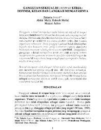 Tulisan ini menguraikan persoalan pelecehan seksual di tempat kerja dengan menggunakan ulasan literatur. Pdf Gangguan Seksual Di Tempat Kerja Definisi Kesan Dan Langkah Mengatasinya Lia Camalia Sahar Academia Edu