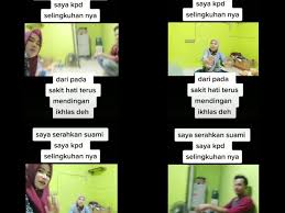 Hal ini juga akan dirasakan oleh para istri yg nantinya yang berkewajiban bayar ibunya atau istrinya (maaf bila lelaki tsb meninggal dunia dan ibunya. Viral Istri Serah Terimakan Suami Ke Pelakor Ikhlas Ketimbang Sakit Hati