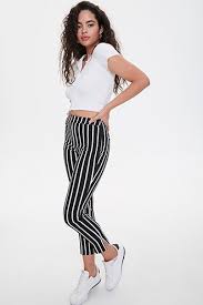 Black And White Striped Pants Forever 21 The Jackie Pants Forever 21 In 2020 Ankle Pants Vertical Stripes Pants