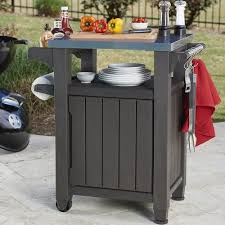 Patio Garden Serving Cart Patio Storage Patio Bar Set