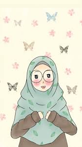 Gambar kartun muslimah bercadar bertauhid | kartun muslimah. Kumpulan Gambar Kartun Muslimah Couple Bercadar Cara Baruq