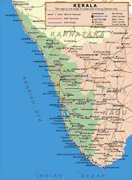 Roads, highways, streets and buildings on satellite photos. Jungle Maps Map Of Karnataka And Kerala
