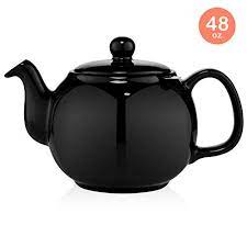 Check spelling or type a new query. Saki Large Porcelain Teapot 48 Ounce Tea Pot With Infuser Loose Leaf And Blooming Tea Pot Black Walmart Com Walmart Com