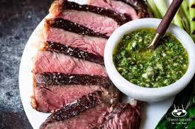Here's an idea for a dinner party: Sous Vide Steak With Chimichurri Sauce And Grilled Scallions