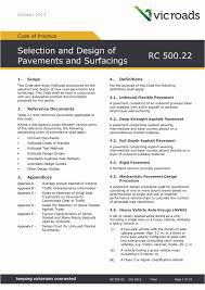 selection and design of pavements and surfacings rc