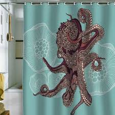 I Liked This Design On Fab Octopus Shower Curtain Octopus Shower Curtains Cool Shower Curtains Curtains