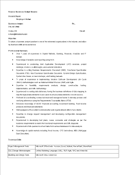 It and digital skills and an understanding of it systems. å…è´¹finance Business Analyst Resume æ ·æœ¬æ–‡ä»¶åœ¨allbusinesstemplates Com