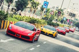 ferrari 70th anniversary celebrated in mumbai by navnit motors the official ferrari dealer in thge city 25 supercars fr 70th anniversary in mumbai super cars