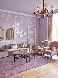 Die Farbe Lila In Der Modernen Einrichtung 59 Beispiele Fur Gelungene Interieurs Lila Wohnzimmer Wohnzimmer Einrichten Zeigt Her Eure Wohnung