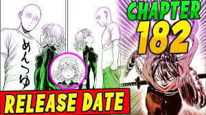 One Punch Man Chapter 182 Release Date & Time - YouTube
