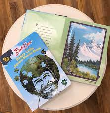 Official account of bob ross inc. The Book Keeper Bob Ross Happy Little Jigsaw Puzzle Facebook