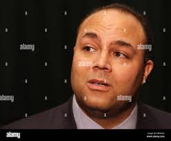 Federal Communications Commission chairman Michael Powell responds to a  reporter's question during a news conference in Boston, Tuesday, Oct. 19,  2004. Powell said he will soon introduce a proposal to his panel