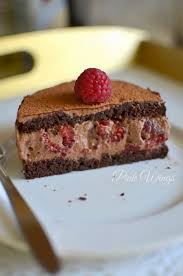 Pink Wings Nutella Raspberry Mini Mousse Cakes Nutella Raspberry Chocolate Candy Cake Mini Mousse