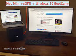 Boot camp is software developed by apple, in cooperation with microsoft, designed to effectively run windows on mac hardware. How To Use Egpu With Mac Mini Windows Boot Camp Macos Catalina 10 15 X Pure Egpu