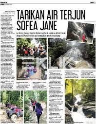 Trekking ke air terjun kubang gajah atau lebih dikenali air terjun sofea jane. Tarikan Air Terjun Sofea Jane Klik