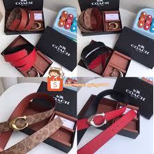Find a measuring tape and loop it around your waist where you want to put the belt on. Coach Women Sculpted Signature Reversible Belt F31114 Red Black Charles Shopee Malaysia