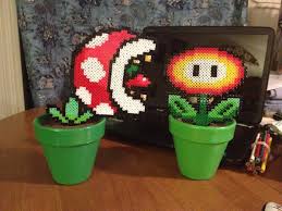 My Second Game Bead Sprite Plant Is Complete Perle Hama Mario Art Perle Perles Hama Noel