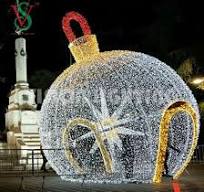 3D LED Christmas Light Outdoor LED Ball Motif Light for ...