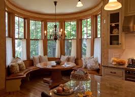 beaded curtain alongside kitchen booth