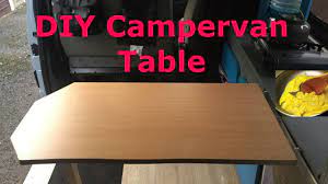 Motorhome, caravan, camper, boat, table bar clip. How To Build A Campervan Table Youtube