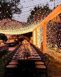 Ideas For Vintage Decorating Wedding Garden Parties Outdoor Wedding Decorations Wedding Lights Wedding Hall Decorations
