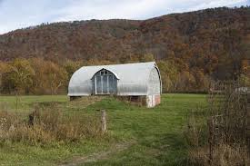 A "bank barn" near Circleville in Pendleton County, West Virginia
