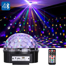 Bluetooth Rgb Led Disco Light Usb Sd Card Music In 18w 120 Degree