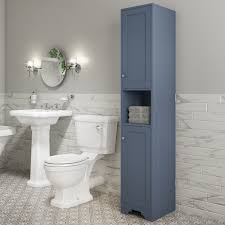 We did not find results for: Traditional Tall Boy Bathroom Cabinet Doors Shelves Matt Blue Baxenden Better Bathrooms