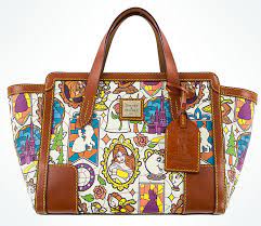 Beauty And The Beast Dooney And Bourke Bags Available In Time For Mother S Day Disney Tote Bags Disney Dooney Dooney Bourke Handbags