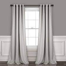 Lush decor's purpose is always to give their consumer products for their homes that reflect today's styles, have long lasting appeal and most important are affordable. Amazon Com Lush Decor Curtains Grommet Panel With Insulated Blackout Lining 84 L Pair Light Gray Home Kitchen