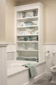 What A Great Idea To Put A Shelf At The End Of The Bathtub In The Master Bath I D Love To Have More S Traditional Bathroom Traditional Bathroom Designs Home