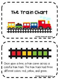 behavior chart train themed adapted version with whole body listening