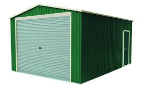 Gleichzeitig eignen sich garagen aus blech noch für zahlreiche andere zwecke. Leicester Metall Garage Grun 17 85m2 Garten Center Jardinitis