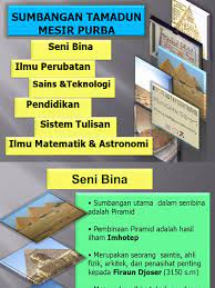 Memphis, ibu negeri diraja mesir purba adalah antara. Powerpoint Sumbangan Tamadun Mesir Purba