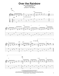 Wooden dining table with metal legs uke tabs somewhere over the rainbow. Over The Rainbow Sheet Music Harold Arlen Solo Guitar