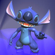 Stitch Rigged 3d Model Flatpyramid In 2020 Stitch Character Anime Presentation Pictures