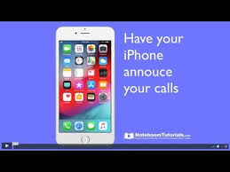 Have Your Iphone Announce Calls Youtube