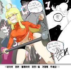 Rule 34 Dev - big_breasts bikini breasts elf_ears female kina_lillet  pink_hair player_(oh_hyeon-jun) red_eyes swimsuit|12626974616