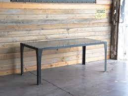 Carmel collection carmel burnished natural industrial console table. Simple Metal Table Vintage Industrial Furniture