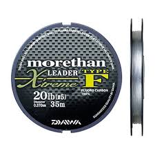 Daiwa Morethan Leader Xtreme Flouro Carbon Misina Cap Mm 0 432 Mm 25lb Jiging Ipleri Sazan Misinalari Daiwa Misina Sazan